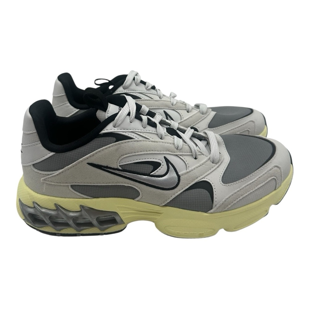 Nike Zoom Air Fire Particle Grey Running Shoes Womens 7.5 Grey Yellow DV1129-003